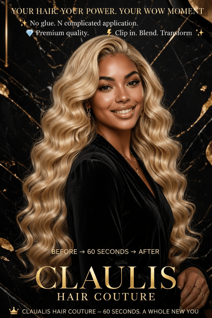Echthaar Extensions – Clip-On & Bundles - CLAUALIS HAIR COUTURE