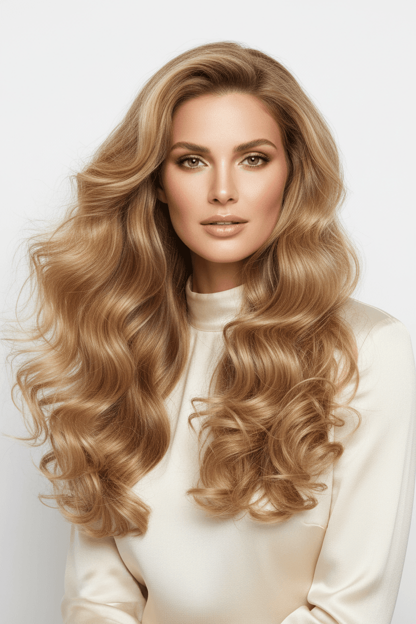 Clip-On Extensions – Light Golden Blonde Locken | 100% Remy Echthaar | CLAUALIS - CLAUALIS HAIR COUTURE