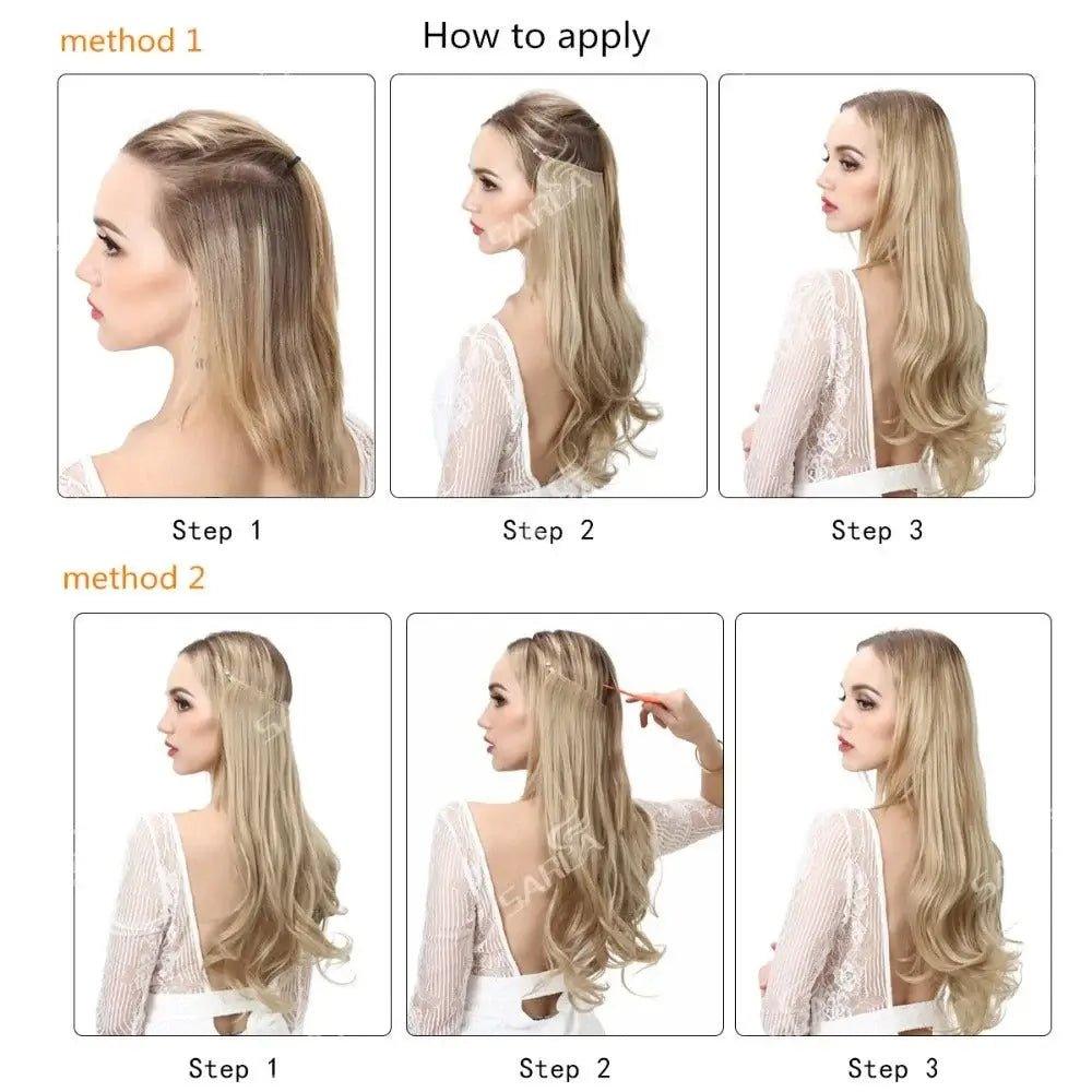 Curly Hair Extension Piece - CLAUALIS HAIR COUTURE