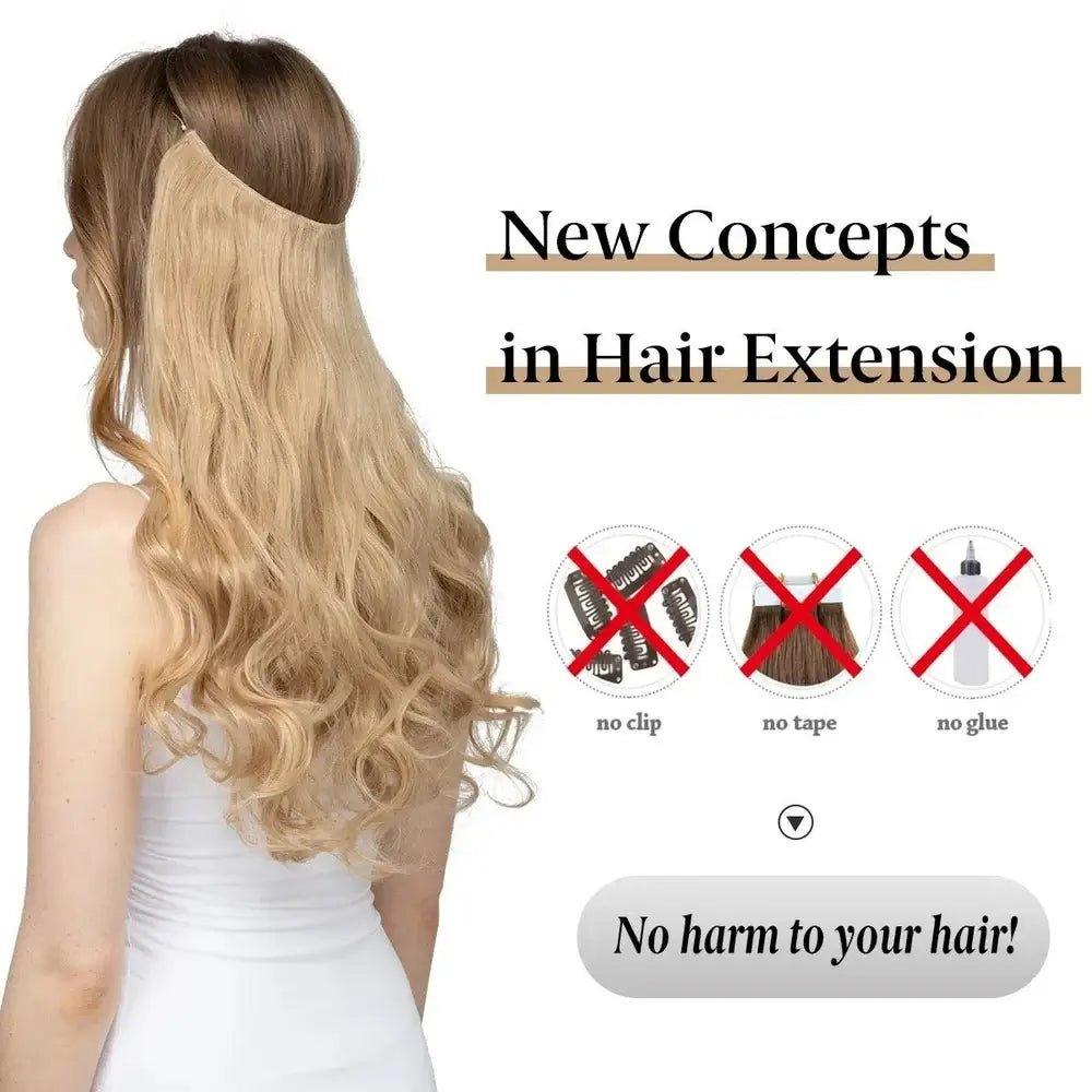 Curly Hair Extension Piece - CLAUALIS HAIR COUTURE