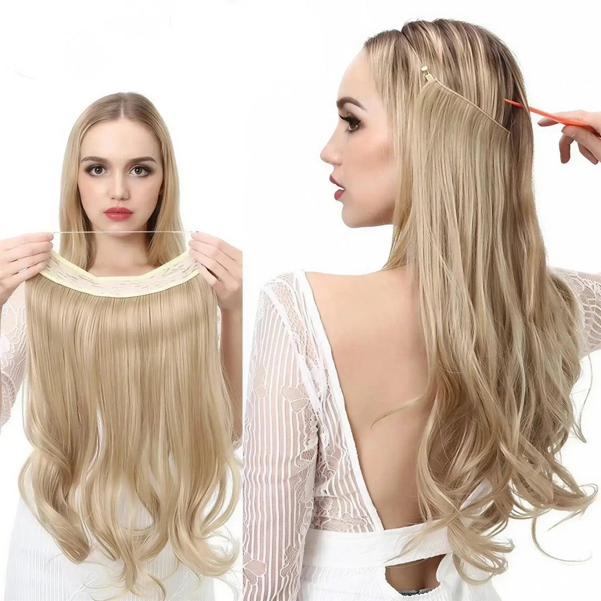 Curly Hair Extension Piece - CLAUALIS HAIR COUTURE