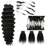 Curly Human Hair Feather Weave - CLAUALIS HAIR COUTURE