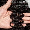 Curly Human Hair Feather Weave - CLAUALIS HAIR COUTURE