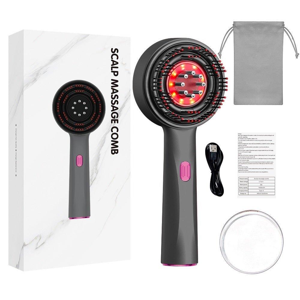 Electric massage comb for household scalp red light anti stripping hair care massage comb - CLAUALIS HAIR COUTURE