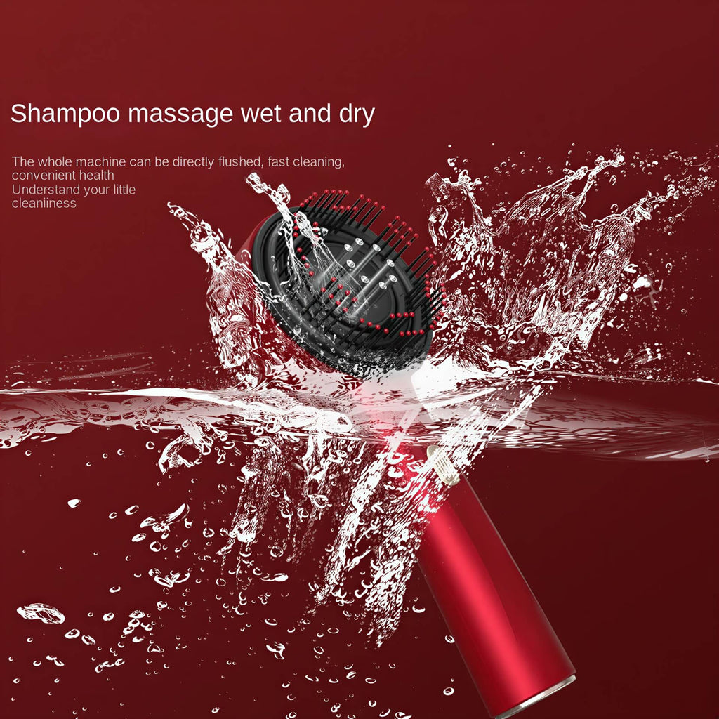 Electric massage comb for household scalp red light anti stripping hair care massage comb - CLAUALIS HAIR COUTURE