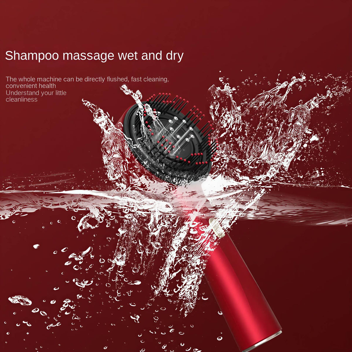 Electric massage comb for household scalp red light anti stripping hair care massage comb - CLAUALIS HAIR COUTURE