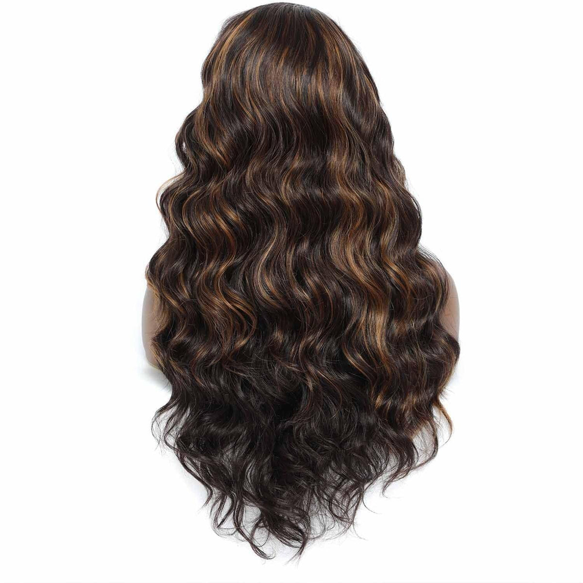 European and American Small Lace Wig Headsets with Intermediate Color Small Lace Center Split Large Wavy Long Curly Wigs - CLAUALIS HAIR COUTURE