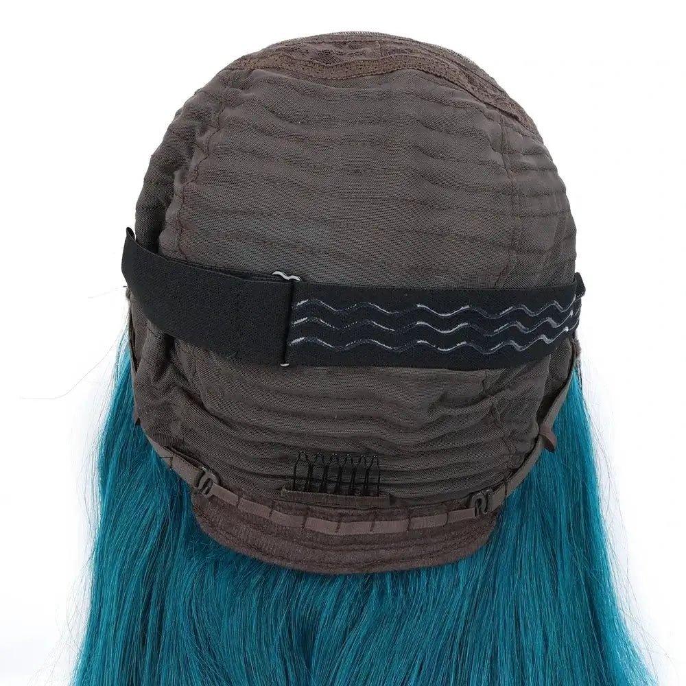 Green Human Hair Bob Wig - CLAUALIS HAIR COUTURE