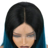 Green Human Hair Bob Wig - CLAUALIS HAIR COUTURE