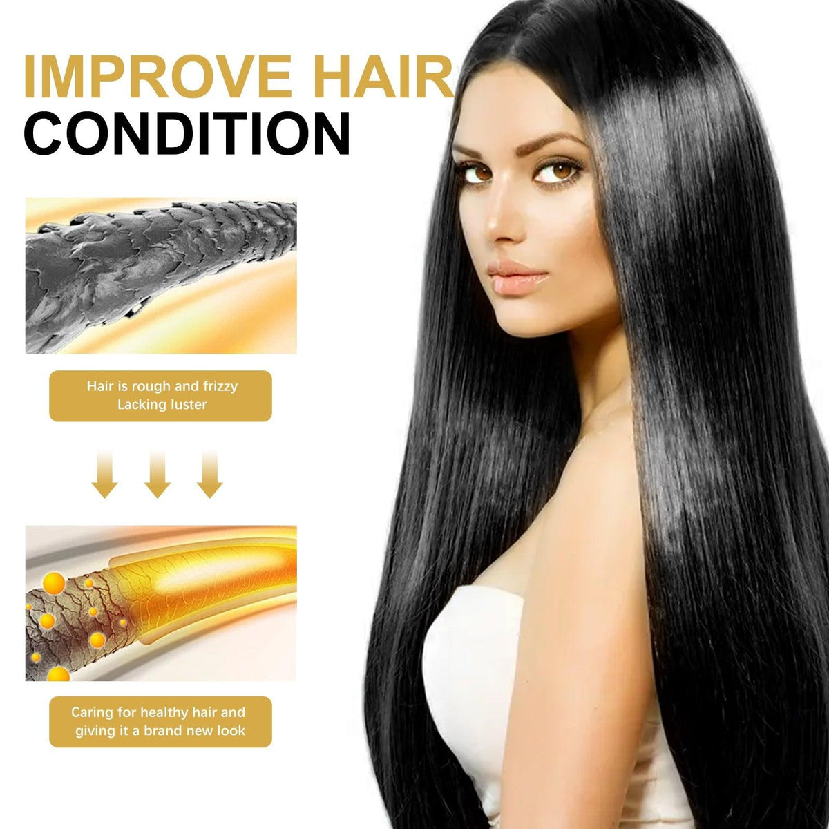 Hair Cream, Moist Soft Repair With Prevent Hair Flexible Hair Thick Hair Hair Care Cream - CLAUALIS HAIR COUTURE