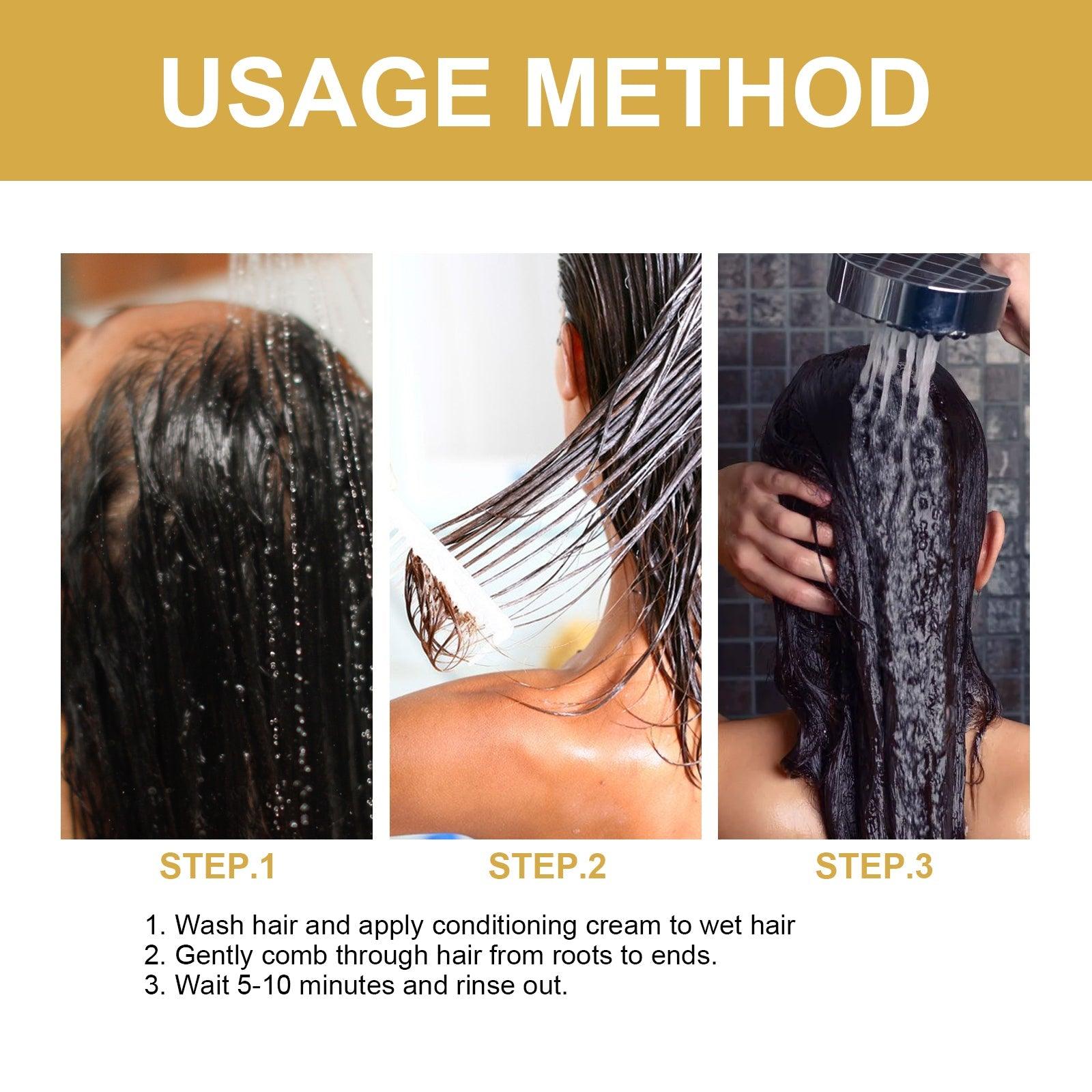 Hair Cream, Moist Soft Repair With Prevent Hair Flexible Hair Thick Hair Hair Care Cream - CLAUALIS HAIR COUTURE