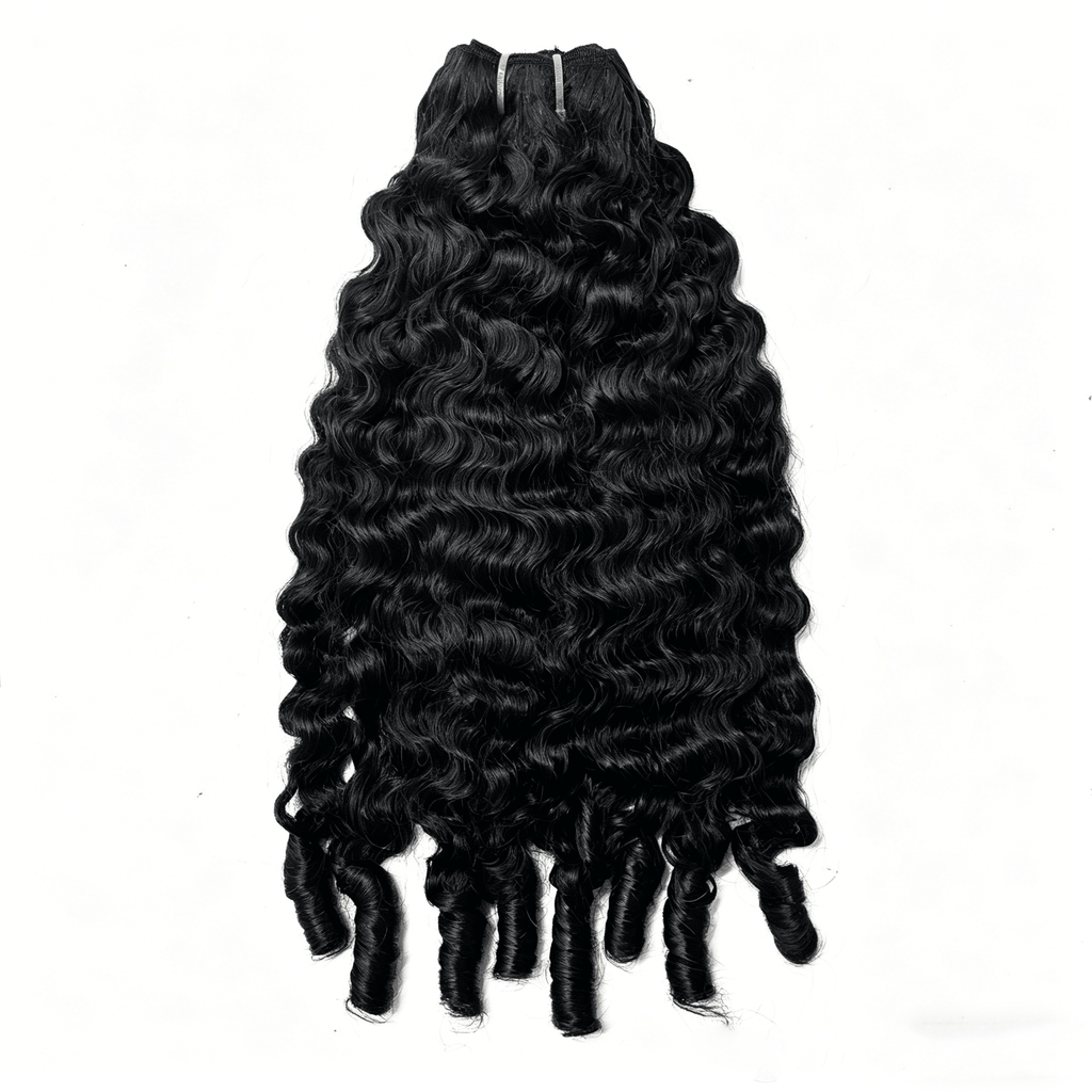 Hair Curtain Myanmar Curl Bundle - CLAUALIS HAIR COUTURE