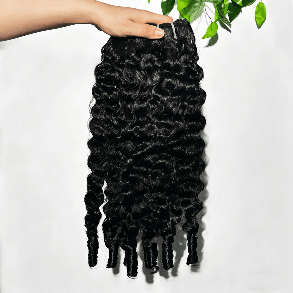 Hair Curtain Myanmar Curl Bundle - CLAUALIS HAIR COUTURE