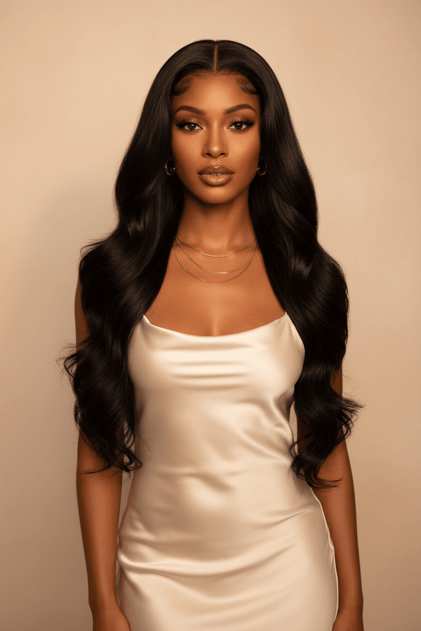Lace Front Wig Body Wave – 100% Echthaar | Vorgerupft & Sofort Tragbar | CLAUALIS - CLAUALIS HAIR COUTURE