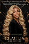 Light Golden Blonde Curly Clip-On Hair Extensions - CLAUALIS HAIR COUTURE
