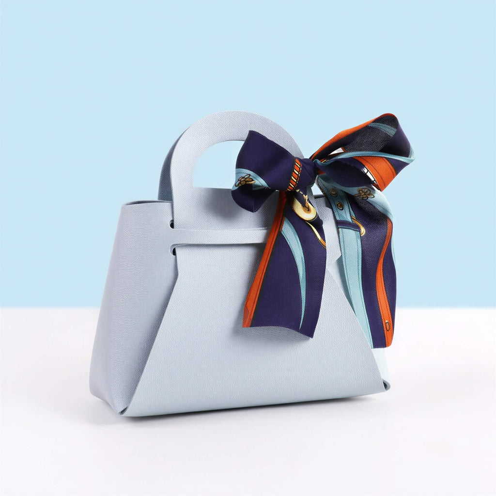 Light Luxury Style PU Leather Handheld Candy Gift Box Wedding Gift with Handheld Gift Wedding Candy Bag - CLAUALIS HAIR COUTURE