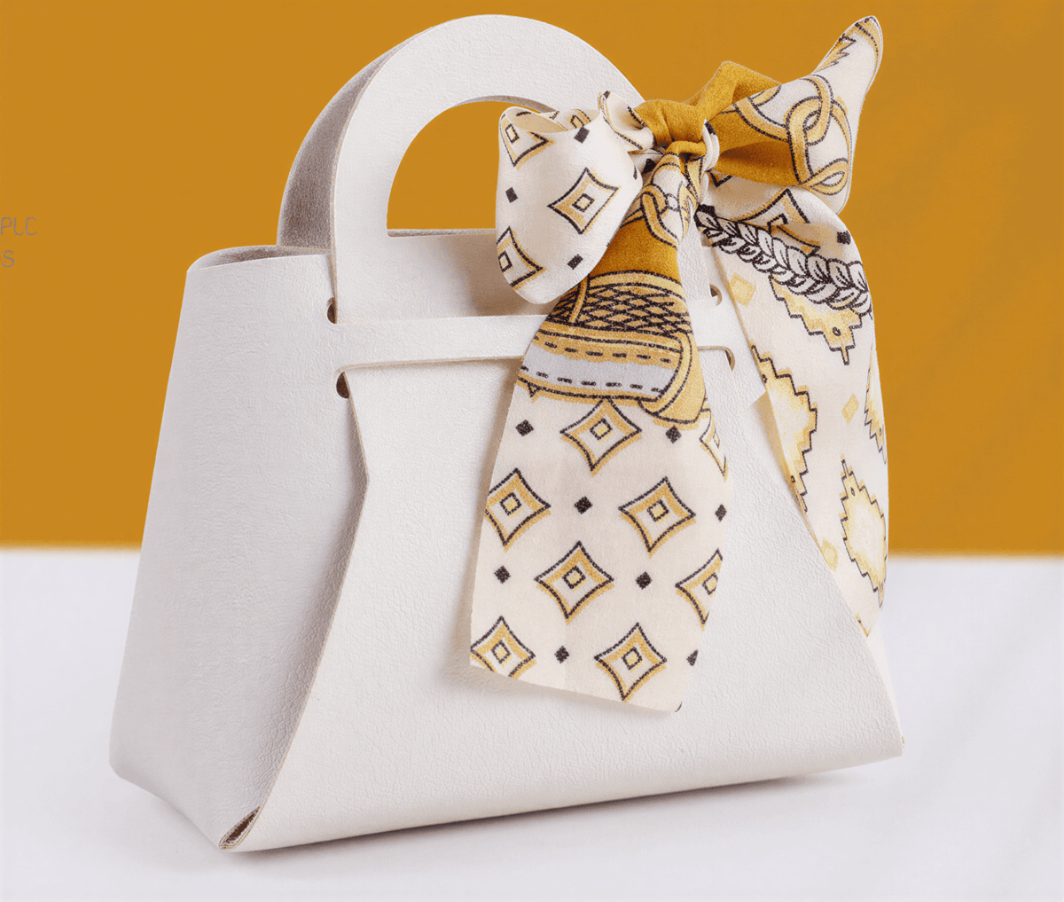 Light Luxury Style PU Leather Handheld Candy Gift Box Wedding Gift with Handheld Gift Wedding Candy Bag - CLAUALIS HAIR COUTURE