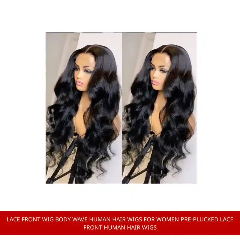 Lace Front Wig Body Wave Human Hair Wigs for Women Pre-Plucked Lace Front Human Hair Wigs by@Outfy